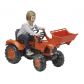 Продукт Falk - Детски багер с педали - оранжев - 1 - BG Hlapeta